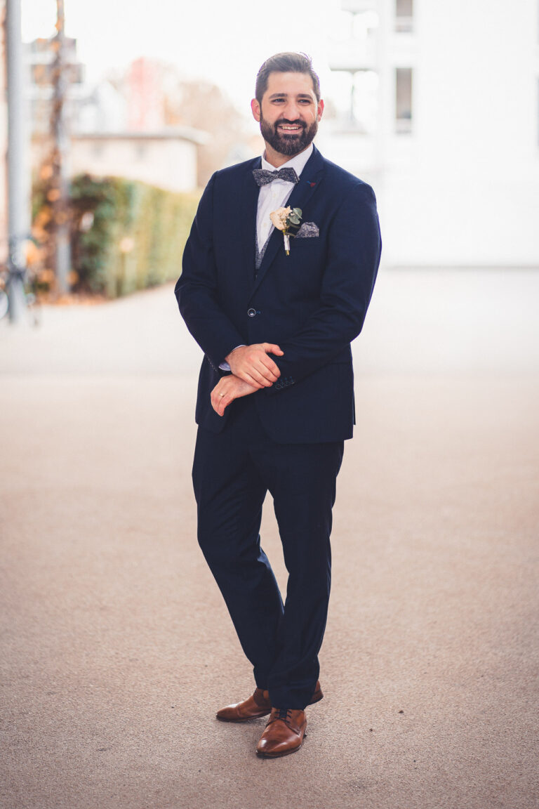 Hochzeitsfotos Braeutigam