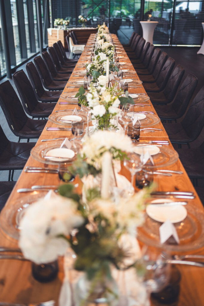 Tischdeko Hofgut Schmitte