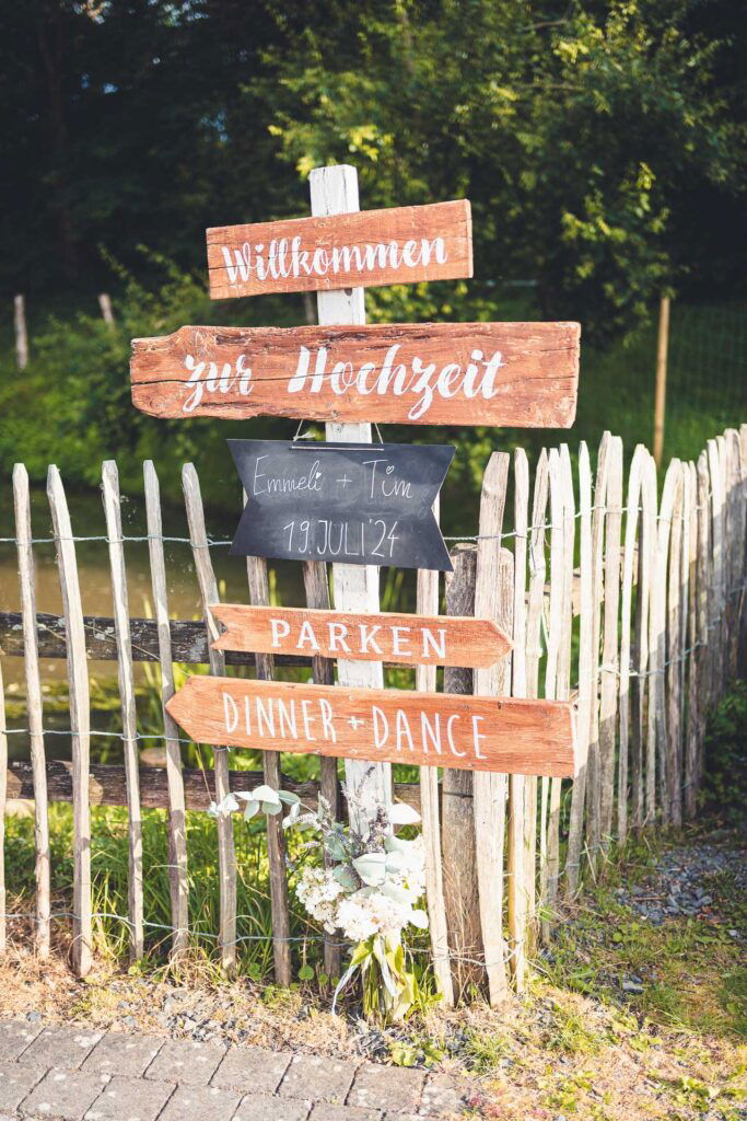 Landhaus Hui Waeller Schild