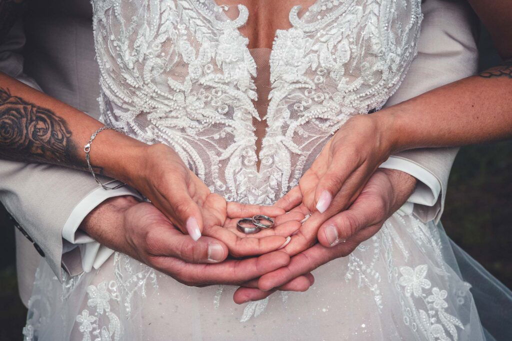 Hochzeitsfoto Ringe