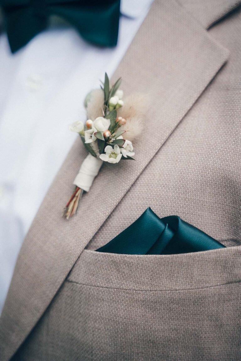 Anstecker Hochzeit Foto