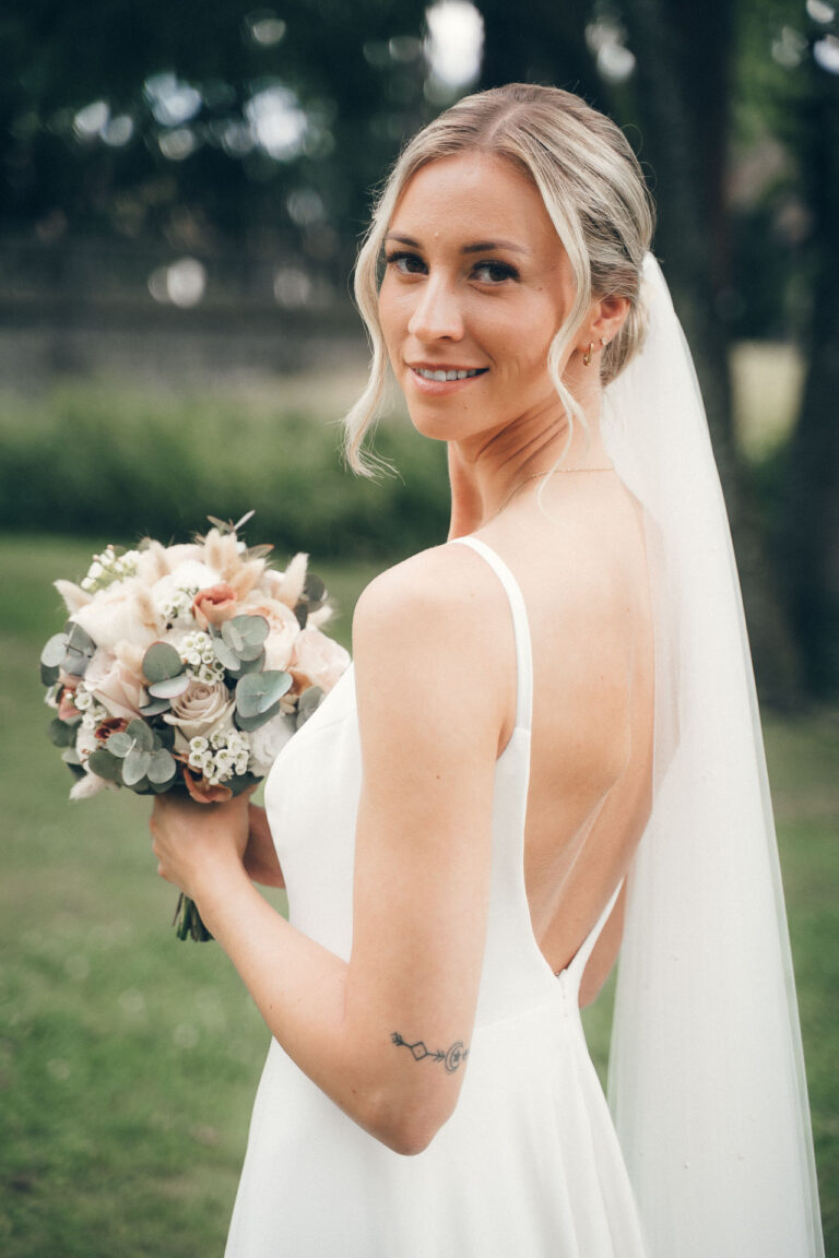 Braut Schleier Blumen