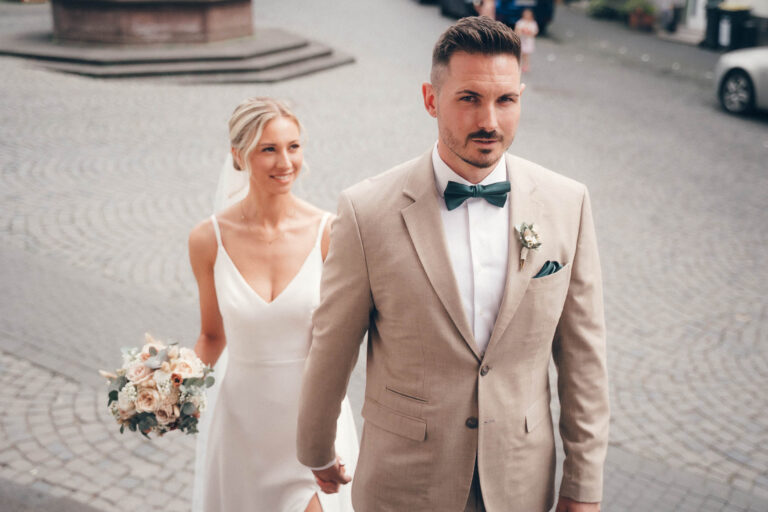 First Look Fotos Hochzeit