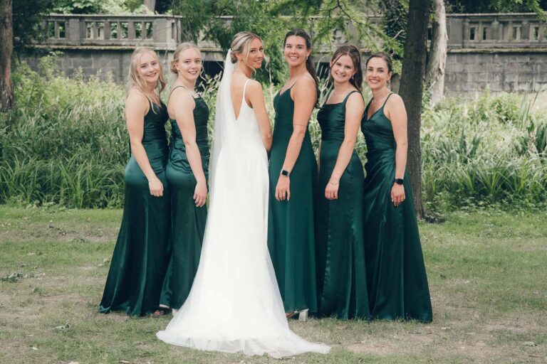 Gruppenfotos Frauen Braut Hochzeit