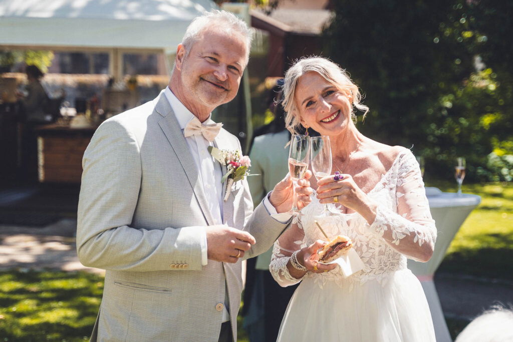 Sektempfang Hochzeitsfotograf