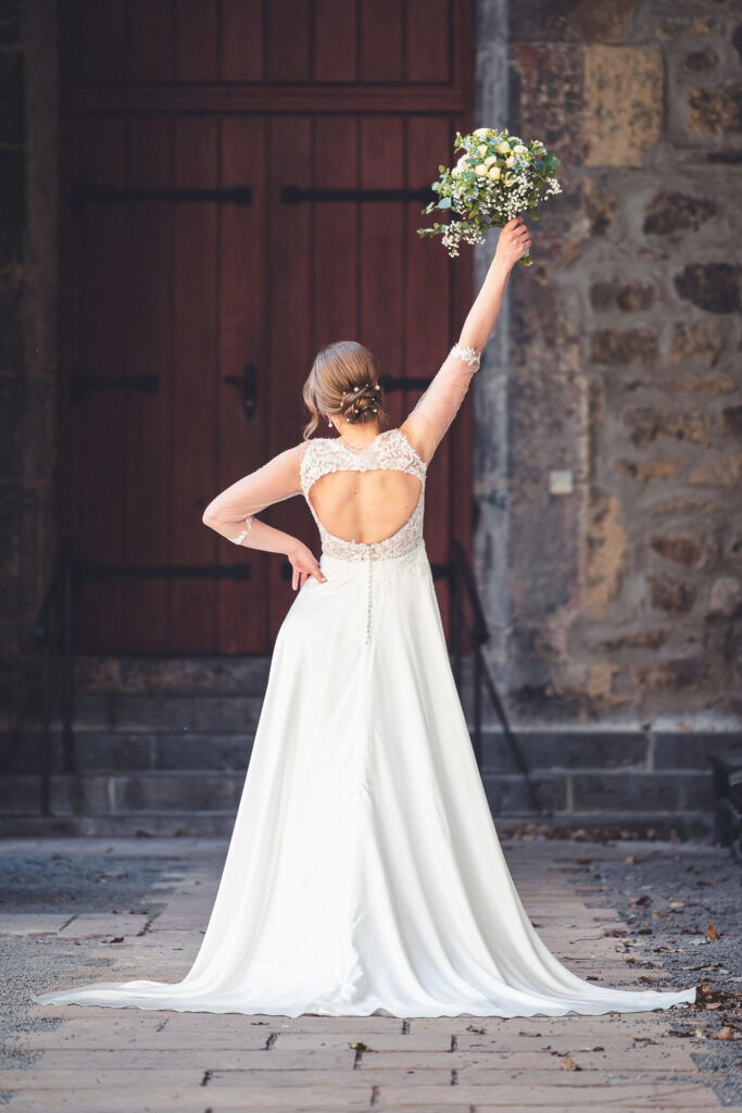 Braut PoseHochzeit