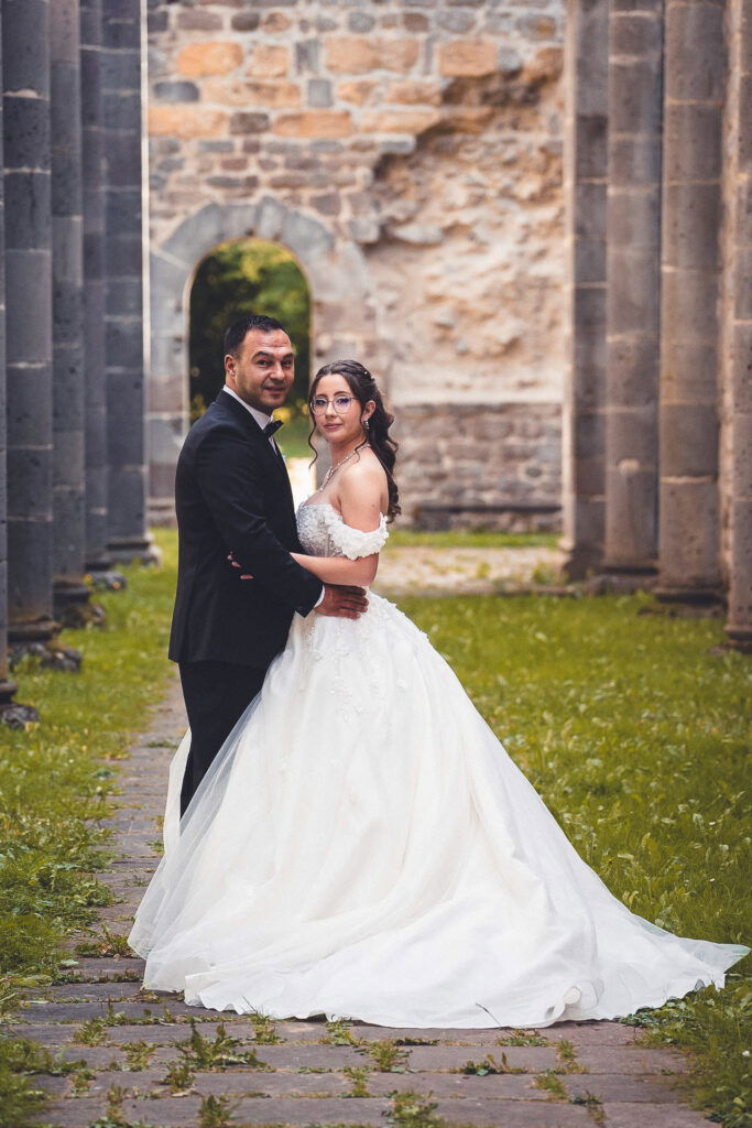 Brautfotos Schlossmauer