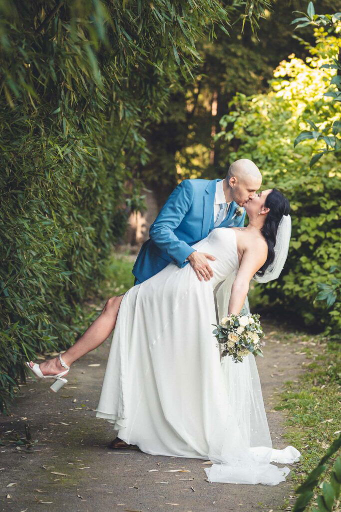 Hochzeitsfotos botanischer Garten Giessen