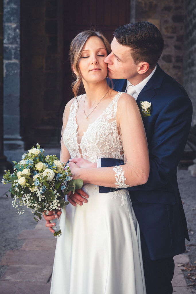 Kuss Paarfoto Hochzeit