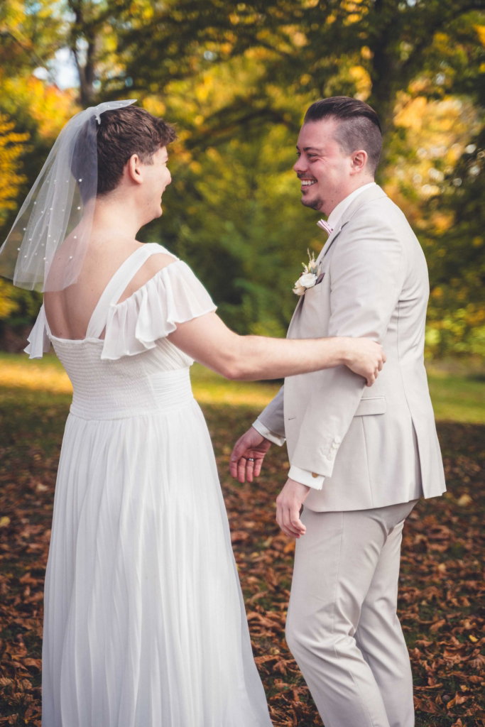 First Look Hochzeit