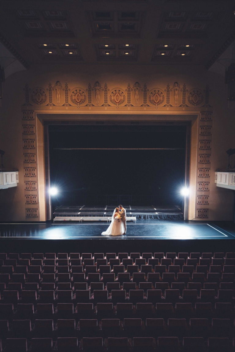 Hochzeitsfotos Theater