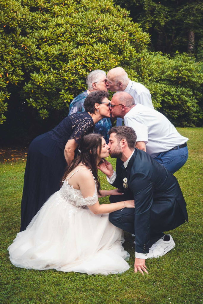Hochzeitsfoto Generationen